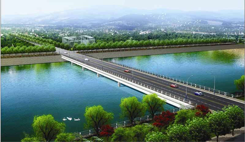 銅陵市承接產業轉移示范園區縱八路跨勝利河橋梁工程